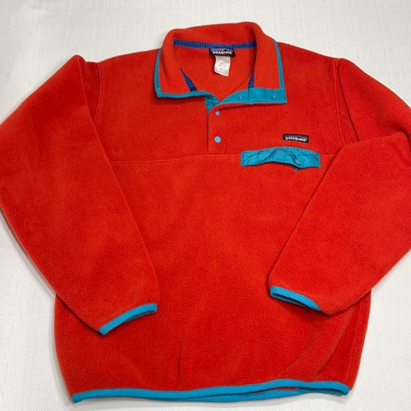 Patagonia sweater men’s small orange mint condition